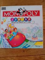 monopoly junior pretpark editie, 5 tm 8 jaar, Gebruikt, Parker, Ophalen of Verzenden, Drie of vier spelers
