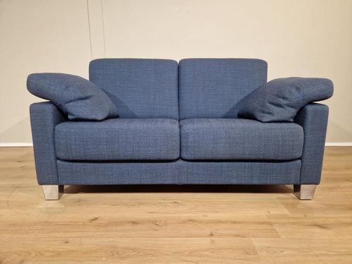 de Sede DS17 - 2 zits Bank - Nieuwstaat - Blauw - Stof, Huis en Inrichting, Banken | Sofa's en Chaises Longues, Zo goed als nieuw