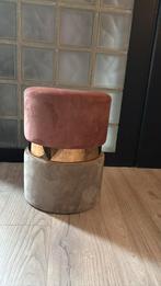 Oudroze/taupe kleurige poef. Kayoom, Minder dan 50 cm, Rond, Minder dan 50 cm, Ophalen of Verzenden