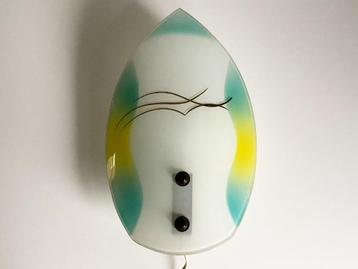 Vintage pinstripe design wandlamp 1960 beschikbaar voor biedingen