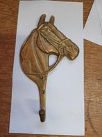 Koperen paardenhoofd kapstok. 16x10cm, Ophalen of Verzenden, Zo goed als nieuw
