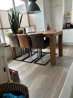 Bartafel met 6 Krukken, Huis en Inrichting, Tafels | Eettafels, Gebruikt, Vijf personen of meer, Rechthoekig, 50 tot 100 cm