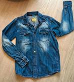 Stoere spijker jeans blouse , maatje 146 152, Ophalen of Verzenden, Zo goed als nieuw, Jongen, Overhemd of Blouse