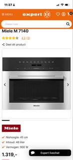 Miele Combi Oven - Perfect voor Koken & Bakken!, Witgoed en Apparatuur, Minder dan 45 cm, Gebruikt, Hete lucht, Ophalen of Verzenden