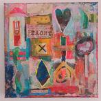 Abstracte Collage Kunst, Ophalen of Verzenden