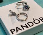 Pandora Vlinder Oorbellen Set van Zilver, Sieraden, Tassen en Uiterlijk, Oorbellen, Ophalen of Verzenden, Nieuw, Blauw, Zilver