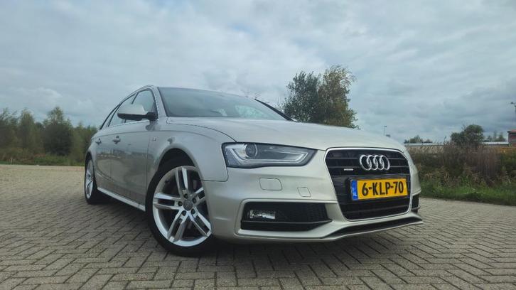 A4 AVANT 2.0 TFSI 211PK QUATTRO PROLINE S 4x4 - NAVI - Grijs, Auto's, Audi, Particulier, A4, 4x4, ABS, Airbags, Airconditioning