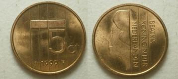 PD02594 Beatrix 5 cent 1999 beschikbaar voor biedingen