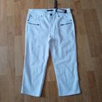 stretch broek 3/4 nieuw mt 42, Terstal, Wit, Nieuw, Ophalen of Verzenden