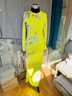 neon jurk pailletten zilver Marcell von Berlin mt 40 zgan, Kleding | Dames, Jurken, Maat 38/40 (M), Geel, Ophalen of Verzenden