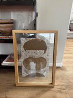 WOOOD Blake fotolijst met houten rand naturel 50 x 70 cm, Huis en Inrichting, Woonaccessoires | Lijsten, Ophalen, Zo goed als nieuw