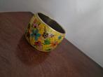Vintage brede armband Geëmailleerd, Sieraden, Tassen en Uiterlijk, Armbanden, Ophalen of Verzenden, Zo goed als nieuw