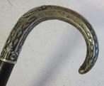 antieke verzilverde wandelstok Victoriaans motief 284, Antiek en Kunst, Curiosa en Brocante, Verzenden