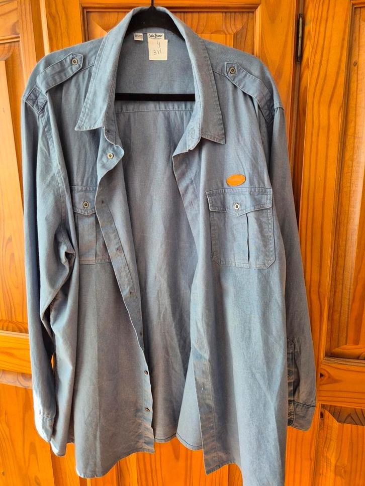 Overhemd lange mouw, 4 van 13 , maat 3xl, Kleding | Heren, Grote Maten, Zo goed als nieuw, Overhemd, Overige kleuren, Ophalen of Verzenden