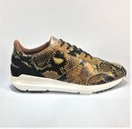 MUOVITI maat 37 lerensneaker oker/zwart/goud gratis verzend., Nieuw, Sneakers of Gympen, MUOVITI BY PIEDRO, Verzenden