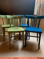 4 EETKAMERSTOELEN, jaren ‘50 stijl. GRATIS, Ophalen, Gebruikt