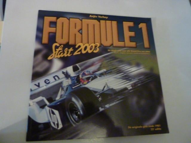 Anjés Verhey - Formule 1 start 2003, Boeken, Ophalen of Verzenden, Zo goed als nieuw
