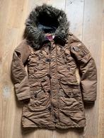 Khujo Bruine Winterjas met Bontkraag, Bruin, Khujo, Ophalen of Verzenden, Zo goed als nieuw