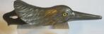 antieke Vienna bronze papier houder vogel snip glazen ogen, Antiek en Kunst, Verzenden
