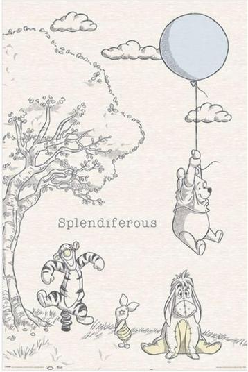 grote poster Winnie the Pooh nieuw beschikbaar voor biedingen