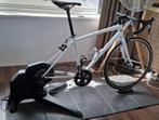 Complete indoor fietstrainer set – Tacx Flux 2 + Trek fiets, Sport en Fitness, Wielrennen, Ophalen, Gebruikt, Overige typen