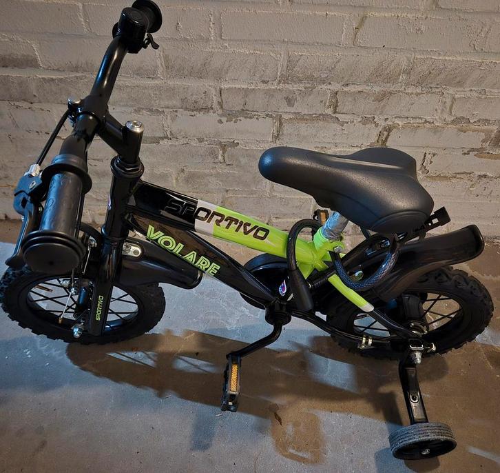 Jongens fiets 12 inch incl zijwieltjes. Zie foto's., Fietsen en Brommers, Minibikes, Midibikes en Pitbikes, Zo goed als nieuw