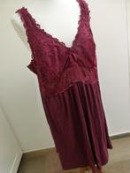 Cerise bordeaux nachthemd Hunkemöller maat XXL 46 48, Kleding | Dames, Verzenden, Nieuw, Lingerie of Zwemkleding, Hunkemöller