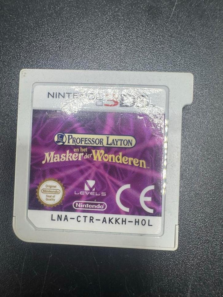 Professor Layton en het Masker der Wonderen - 3DS, Spelcomputers en Games, Games | Nintendo 2DS en 3DS, Gebruikt, Puzzel en Educatief
