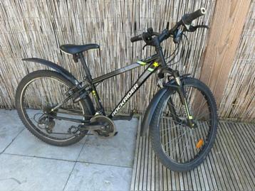 Rockrider ST500 Mountainbike 24"  Leeftijd 9-12 jr. zwart  beschikbaar voor biedingen