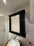 Mooie zwarte spiegelkast voor de badkamer, Ophalen, Minder dan 50 cm, Minder dan 25 cm, Minder dan 100 cm