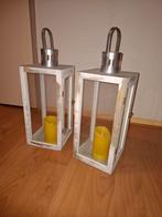 Lantaarns + led kaarsen, Huis en Inrichting, Woonaccessoires | Overige, Ophalen of Verzenden