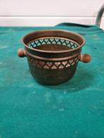 bloempotje messing vintage, Ophalen of Verzenden, 'T Olde Gre-j, Info@toldegrej.nl, Endepoelstraat 20f Didam