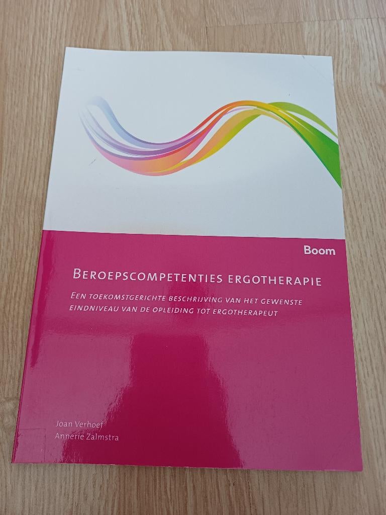 Beroepscompetenties Ergotherapie, Boeken, Studieboeken en Cursussen, Boom, Zo goed als nieuw, Beta, HBO