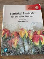 Statistische Methoden Sociale Wetenschappen - Agresti, Boeken, Studieboeken en Cursussen, Ophalen, Gamma, Zo goed als nieuw, WO