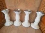 4 mooie kandelaars, Ophalen of Verzenden, Nieuw, Overige materialen, Minder dan 25 cm
