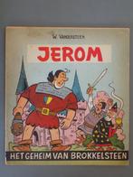 Jerom - 01b_Het geheim van Brokkelsteen [1962 herdruk], Eén stripboek, Ophalen of Verzenden, Gelezen, Willy Vandersteen