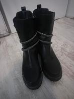 Gothic glitter laarzen 39-40, Kleding | Dames, Schoenen, Ophalen, Zo goed als nieuw, Zwart