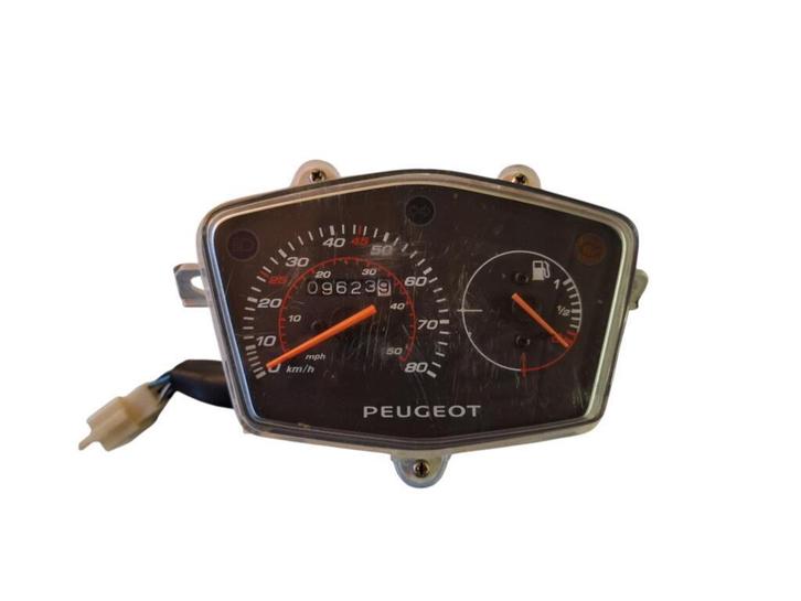 Teller tellerset cockpit origineel Peugeot Kisbee injectie, Fietsen en Brommers, Brommeronderdelen | Scooters, Gebruikt, Peugeot