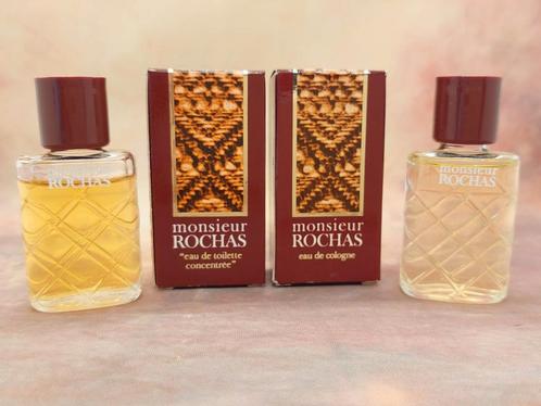 Rochas- Monsieur Rochas 10 ml edt/edc miniaturen., Verzamelen, Parfumverzamelingen, Zo goed als nieuw, Miniatuur, Gevuld, Verzenden