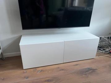Besta ikea tv meubel kastje 120x40 wit beschikbaar voor biedingen