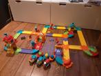Vtech toet toet trein tinker tobias 3x trein set grote baan, Ophalen of Verzenden, Zo goed als nieuw, 2 tot 4 jaar