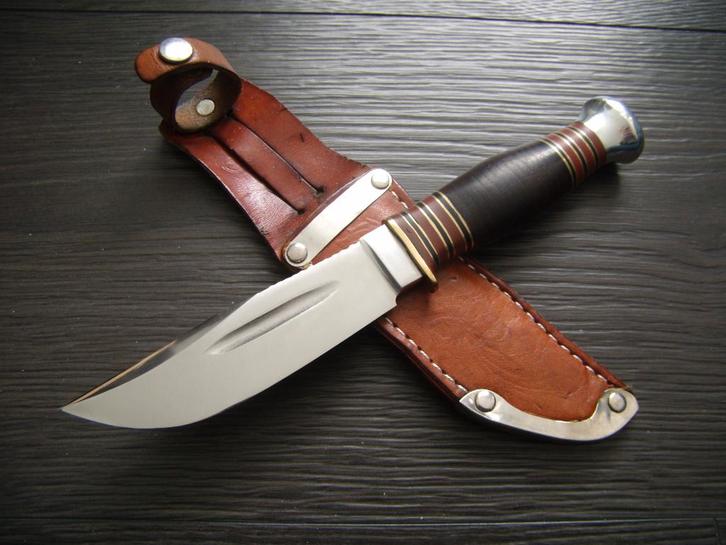 Vintage Pontus Holmberg  - Dolkmes / Mes, Caravans en Kamperen, Kampeergereedschap, Zo goed als nieuw, Ophalen of Verzenden