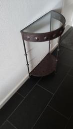 sidetable, Huis en Inrichting, Tafels | Sidetables, Ophalen, Glas