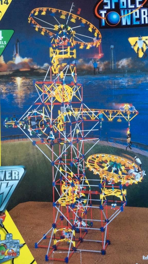 K'NEX Set | Hyper Space Training Tower + Elektromotor 47147, Kinderen en Baby's, Speelgoed | Bouwstenen, Gebruikt, K'nex, Ophalen of Verzenden