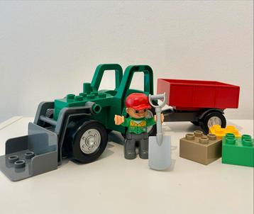 Duplo Grote Tractor met Aanhanger beschikbaar voor biedingen