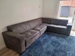 Hoekbank donker antraciet  295 bij 211, Ophalen of Verzenden, Gebruikt