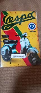 Vespa Blikken Bord - 20x30 cm - Nieuw, Ophalen of Verzenden