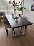 Eettafel 90 bij 2.00, Huis en Inrichting, Ophalen, 50 tot 100 cm, Zo goed als nieuw, 150 tot 200 cm