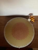 Plafondlamp zonnebloem met bijtje doorsnee: 31cm, Ophalen, Gebruikt, Glas, Kinderkamer