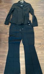 TQ Amsterdam Zwarte Broek & Blouse Set - Maat XL, Zwart, Maat 42/44 (L), Zo goed als nieuw, TQ Amsterdam